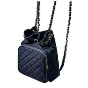 Zara denim mini backpack